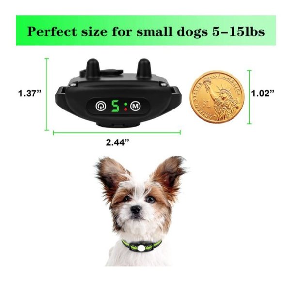 Bark Collar for Small Dogs 5-15lbs Small Dog Bark Collar No Shock Bark Collar Re - Picture 3 of 9